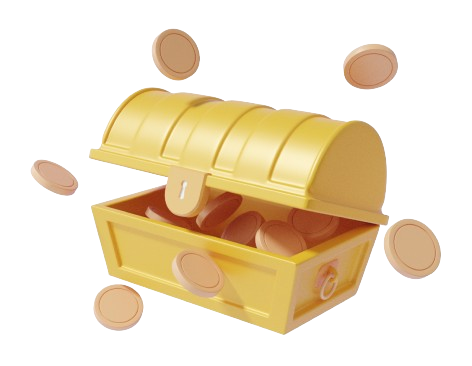 Picture of the Treasure and Treasure Boxes